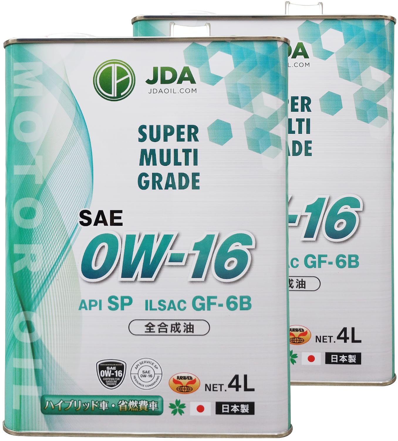 Amazon | JDA スーパーマルチグレードエンジンオイル 0W-16 SP/GF-6B