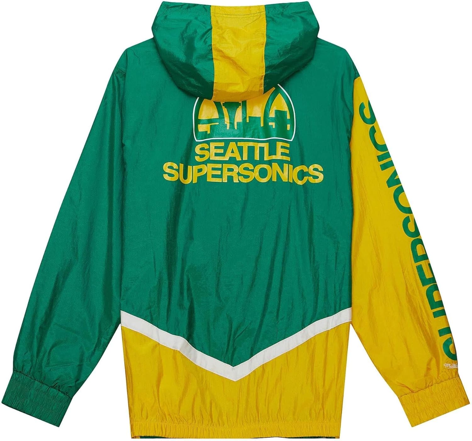 Mitchell & Ness Seattle SuperSonics Hardwood Classics Undeniable Full-Zip Windbreaker