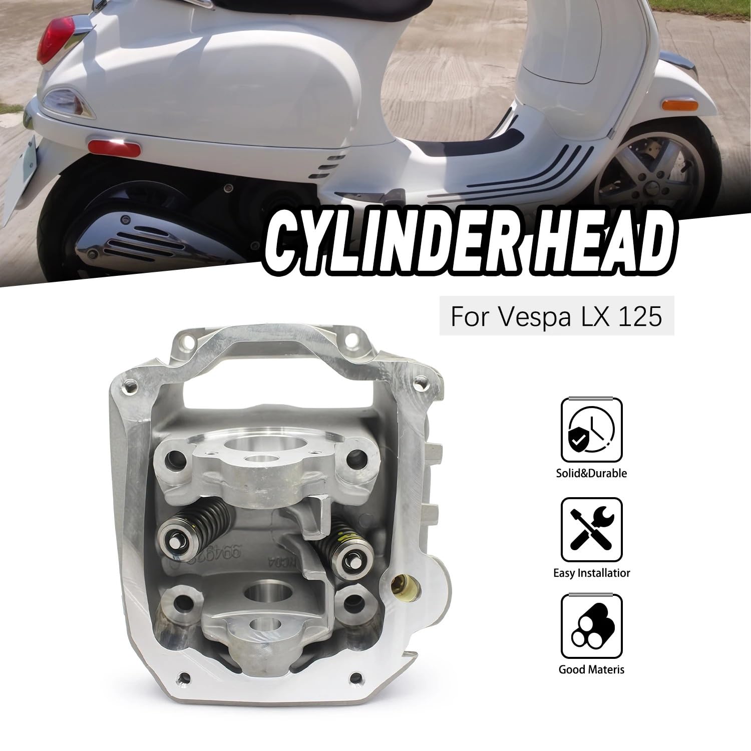 Osłona stojana silnika motocykla Pasuje do LX125 2005 2006 2007 2008 2009 Pasuje do tj. 2010-2013 Pasuje do 82777R Głowica cylindra silnika skutera ochraniacz silnika motocykla