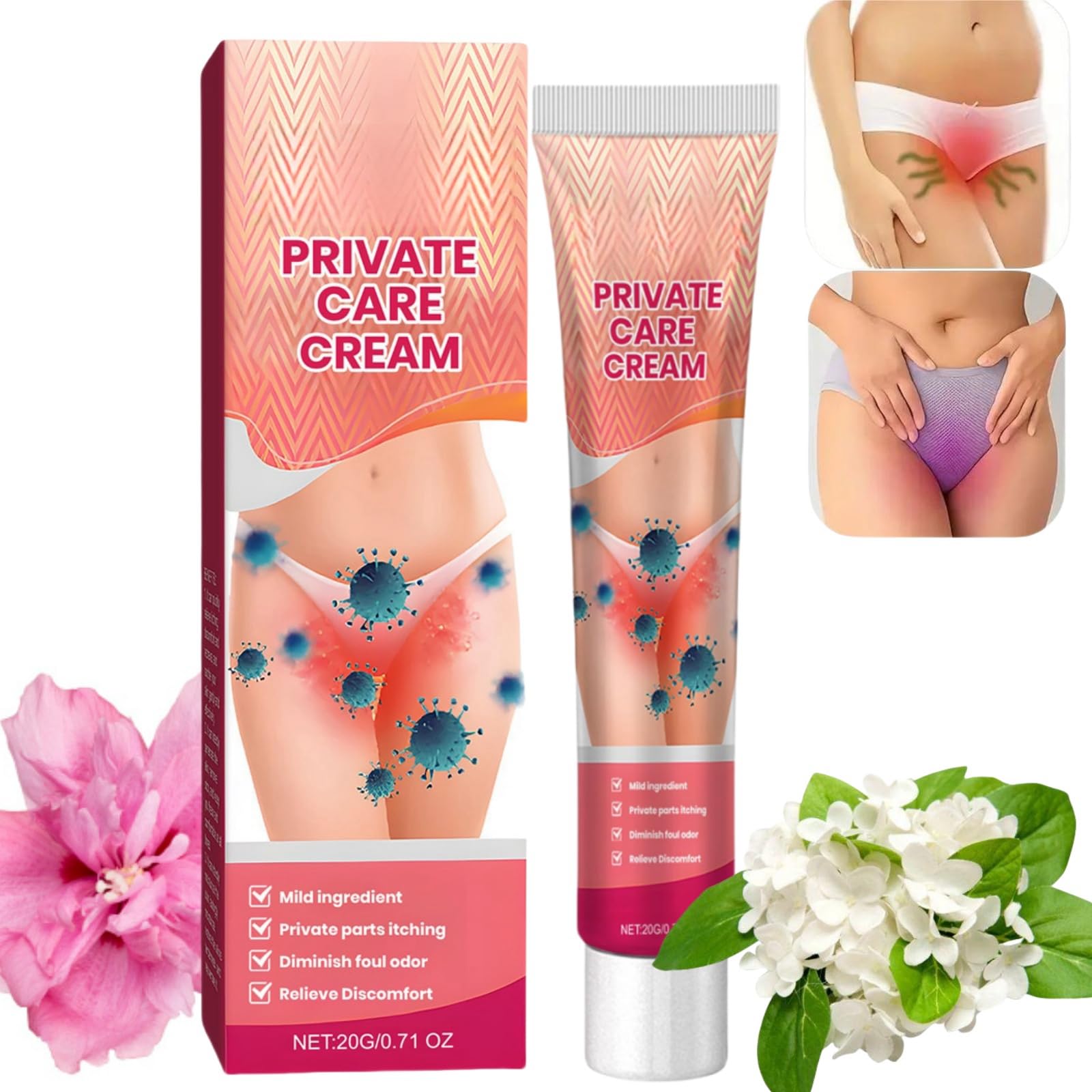 Anti Itch Cream Soothing Cream,Anti Itch Cream for Humans,Relieve Itching and Remove Odor Cream,AntI/fungal Skin Cream,Athletes Foot Cream,Cream for External Use,Female External Cream,Body Cream