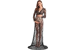 Graceful & Enchanting Milk Bath Maternity Gown