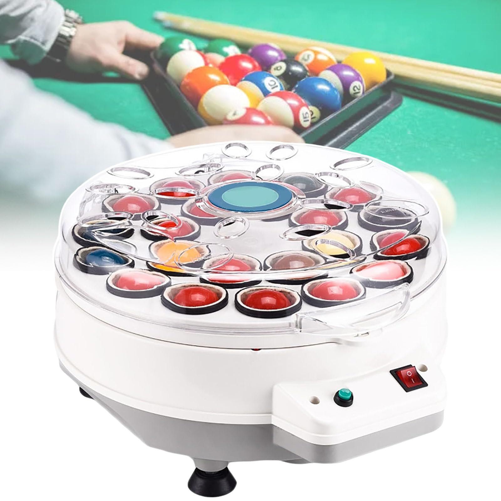Máquina pulidora de bolas de billar para disfrutar de tu club en casa