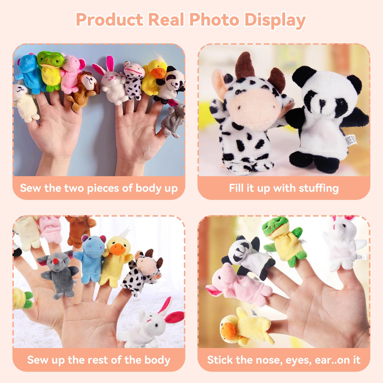 Melissa & Doug Marionette da Mano con Animali – Burattini in Stoffa a Forma di Animali, Marionette da Mano per Gioco di Imitazione, Regalo Educativo per Bambini e Bambine, 2+ Anni Melissa & Doug Marionette da Mano con Animali – Burattini in Stoffa a Forma di Animali, Marionette da Mano per Gioco di Imitazione, Regalo Educativo per Bambini e Bambine, 2+ Anni