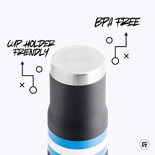 Miniatura 4 de Gametime Sidekicks Virginia Tech - Vaso de 20 onzas, con licencia oficial, acero inoxidable 188, doble pared, aislado al vacío, logotipos impresos