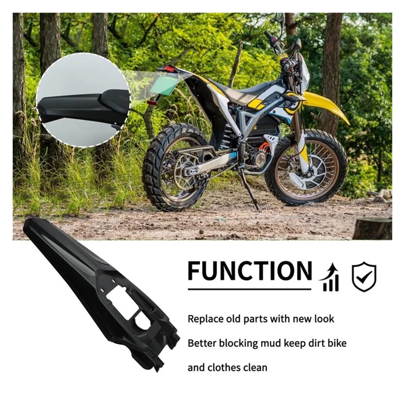 Parafango Posteriore Moto Per Surron Ultrabee Parafanghi Sur Ron Ultra Bee Parafango Moto Accessori Di Protezione Guardia del parafango