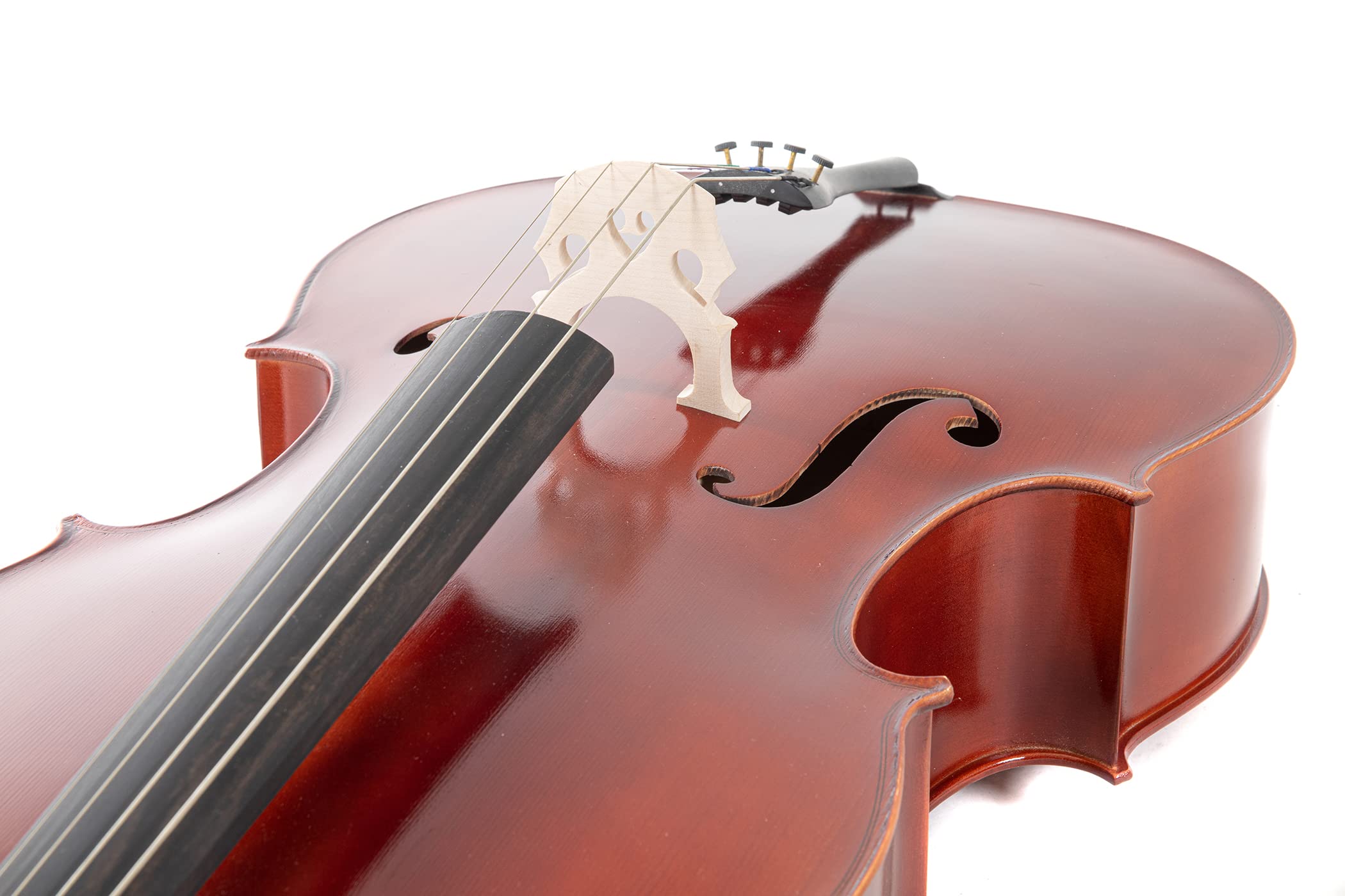 PURE GEWA Set violoncello EW Set in ebano - Violoncello 4/4, Set pronto per suonare, incl. borsa per violoncello, arco, colofonia, cordiera con regolatori di precisione, puntale
