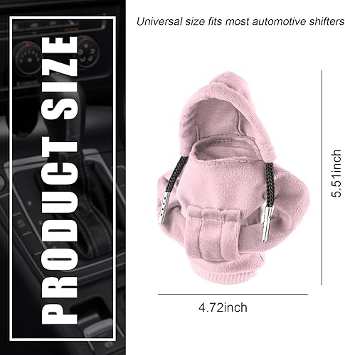 Miniatura 2 de 2 sudaderas con capucha para palanca de cambios de automóvil, camisa con capucha de moda, mini suéter protector de palanca de cambios para