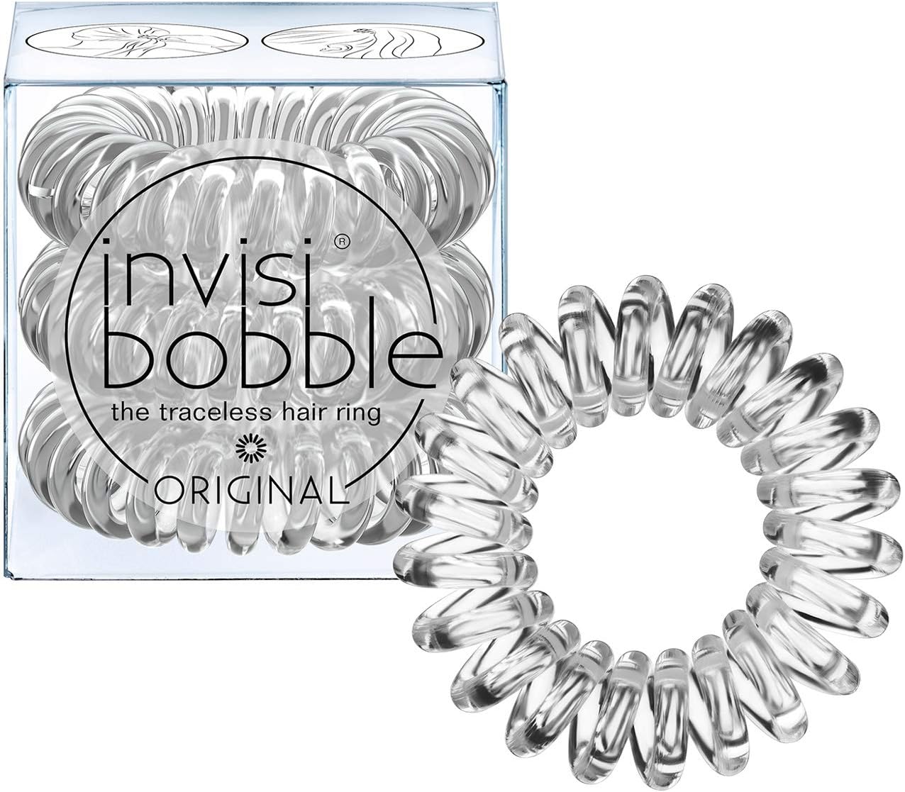 Invisibobble Original Crystal Clear Askılı Paket Saç Lastiği