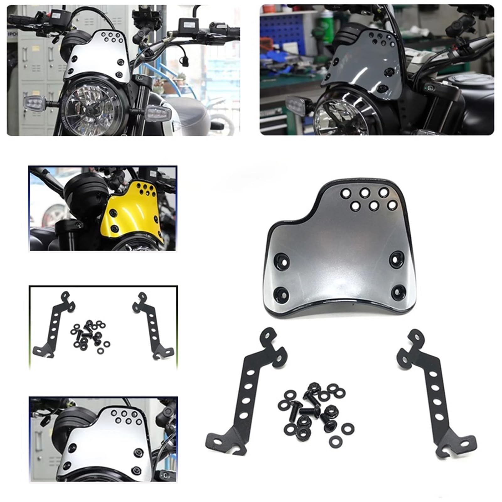 Przednia szyba motocyklowa Do DUCATI Scrambler 400 800 Windscreen