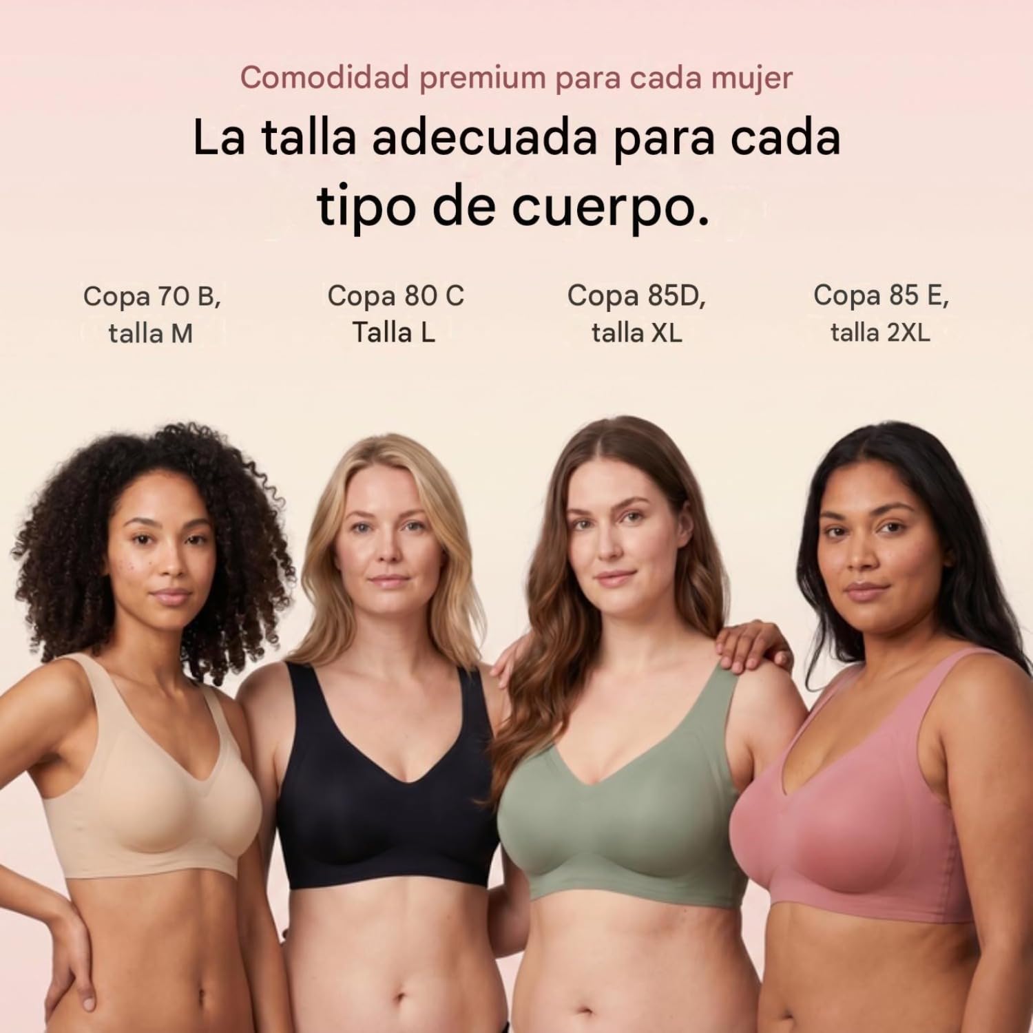 NUBELLE - Sujetadores de Alta Gama sin Costuras