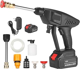 Bisofice 12V Portable High Pressure 30Bar Cordless Washer Machine