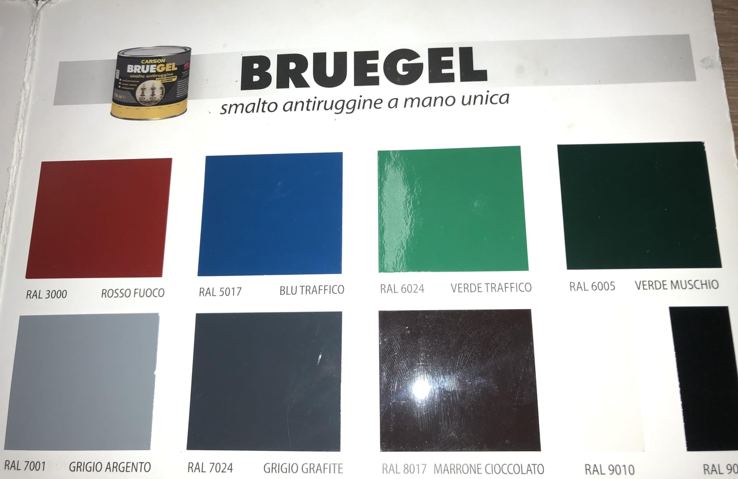 BRUEGEL Smalto Antiruggine per ferro MANO UNICA DIRETTA SULLA RUGGINE Non cola (2.5 LT, GRIGIO GRAFITE)
