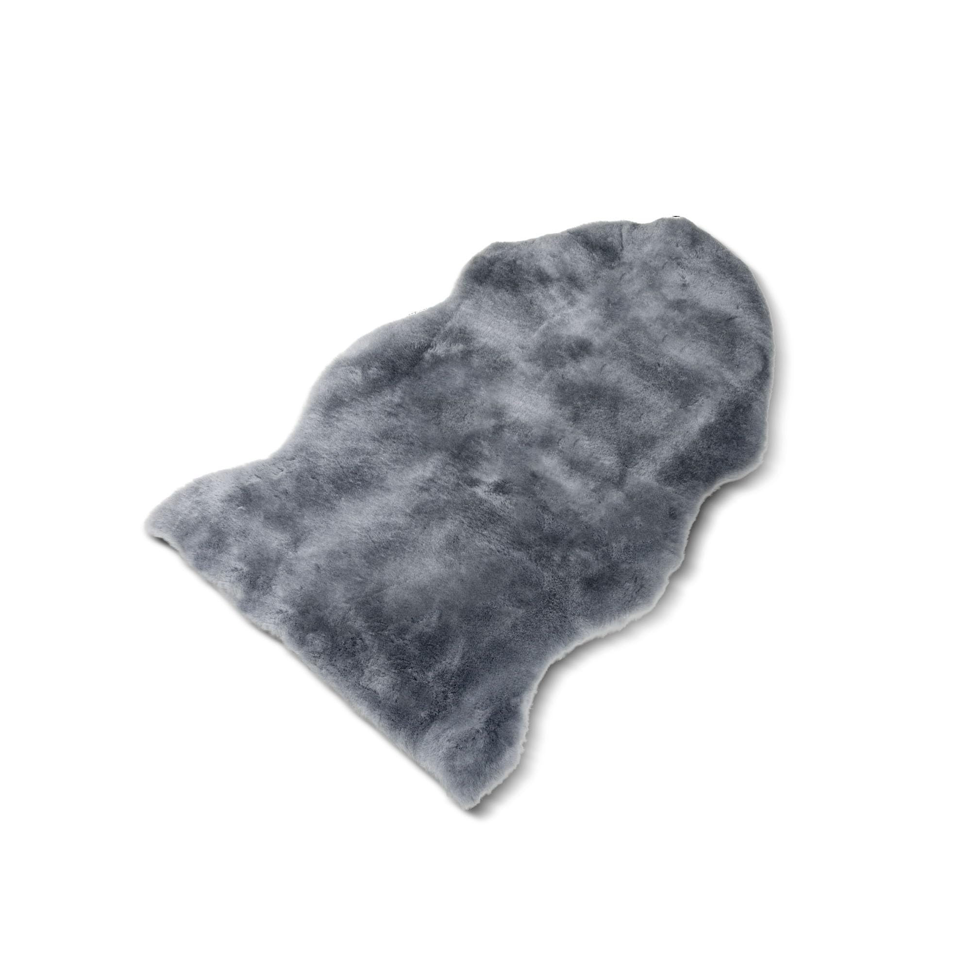 Baby-Lammfell geschoren 80-90 cm grau