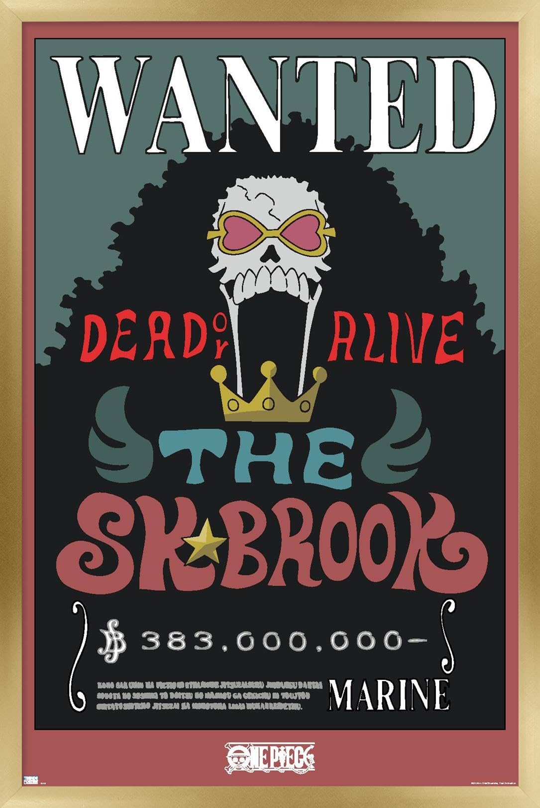 Amazon.com: Trends International One Piece - Brook Wanted