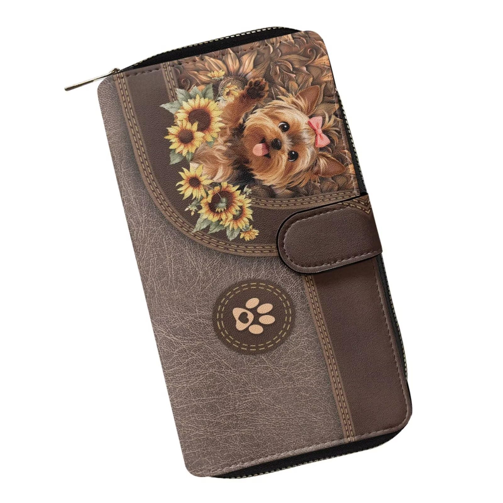 COEQINE Ladies Wallets Pink Leopard Heart Black Printed Leather Phone Long Clutch Purses Check Coin Change Holder