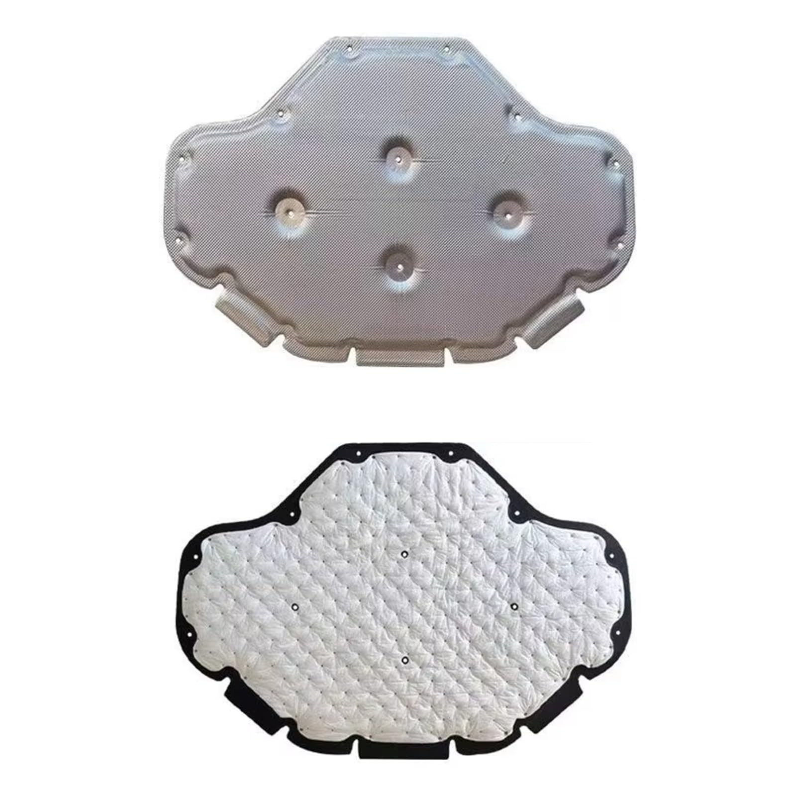 Coussin d'insonorisation capot BMW X3 G45 G48 M50 2025 thermique en alu