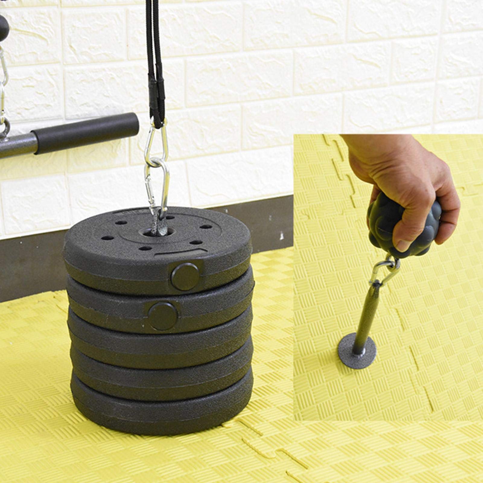 Lot De 2 Goupilles De Charge Pour Machine De Musculation – Acier Chromé, Diamètre 9,5 Mm, Poignée En T, Pour Salle De Sport
