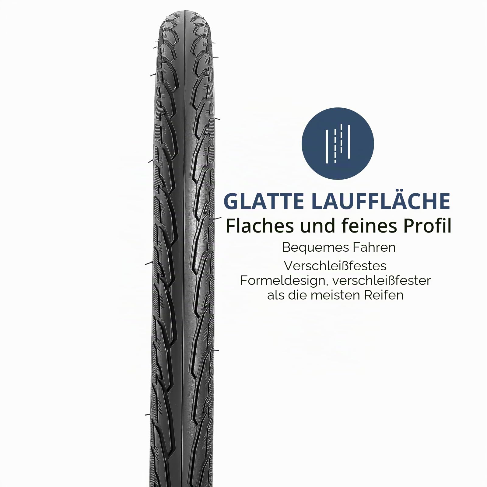 YunSCM 2Pcs Faltbare 29 Zoll Fahrradreifen 29X1.75 Mantel 47-622 Kompatibel 29x1.75 Stadt/Straße Reifen