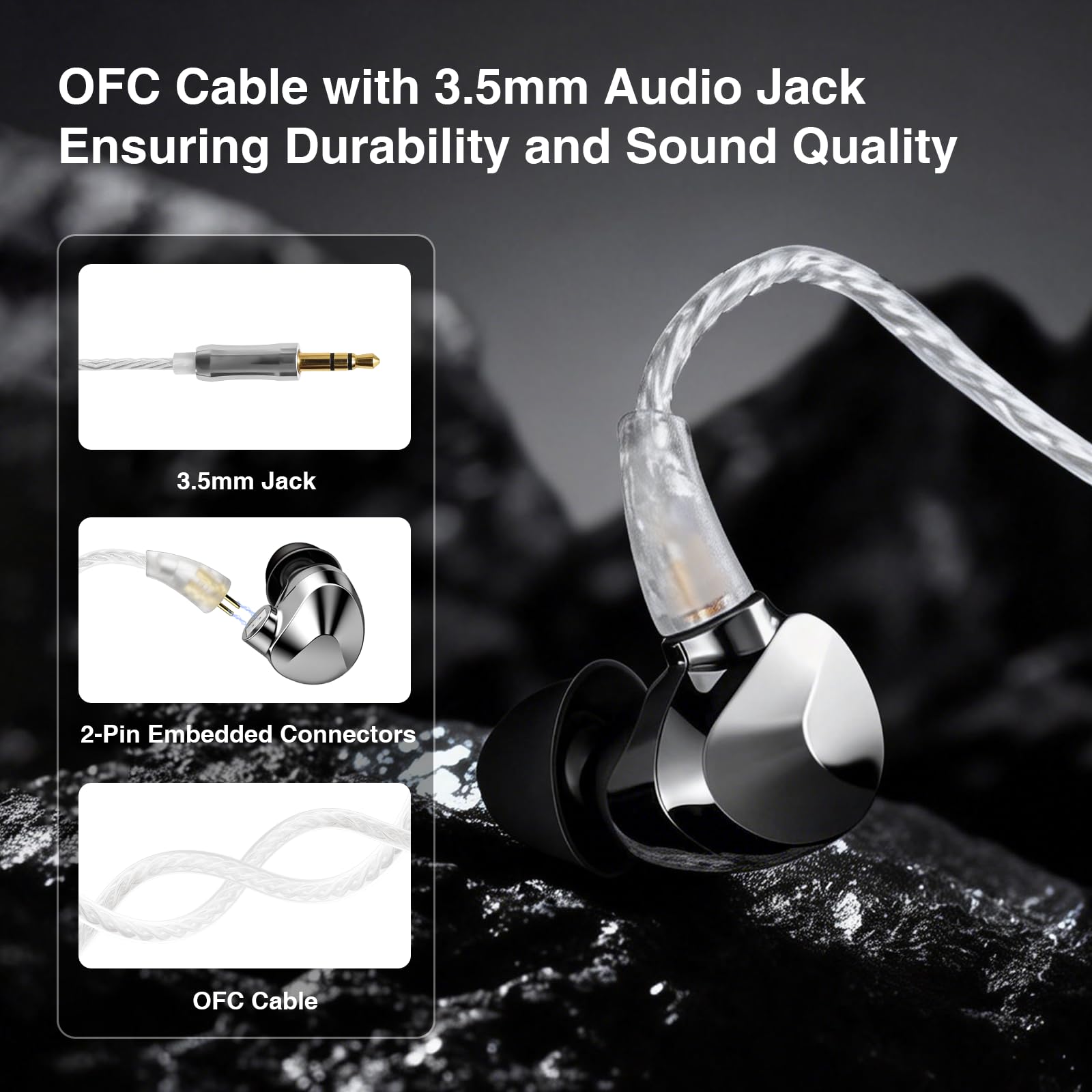 Amazon.com: Questyle Zen in Ear Monitor HiFi Wired Earbuds Studio
