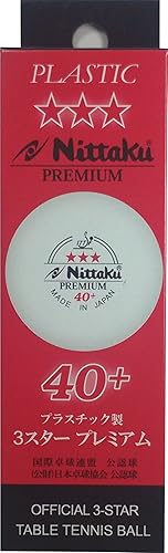 Miniatura 3 de NITTAKU Pelotas de tenis de mesa prémium de 3 estrellas