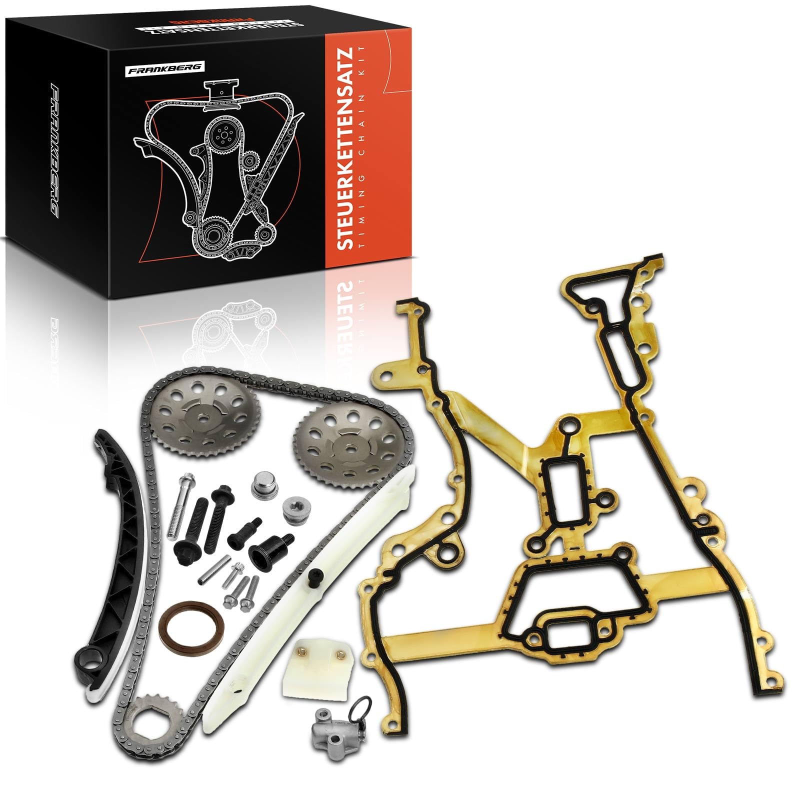 Frankberg 22x Catene di distribuzione Benzina Compatibile con Corsa D S07 1.2L Corsa C X01 1.2L Corsa C X01 1.0L Corsa D S07 1.0L Corsa D S07 1.4L Replace# 55355345