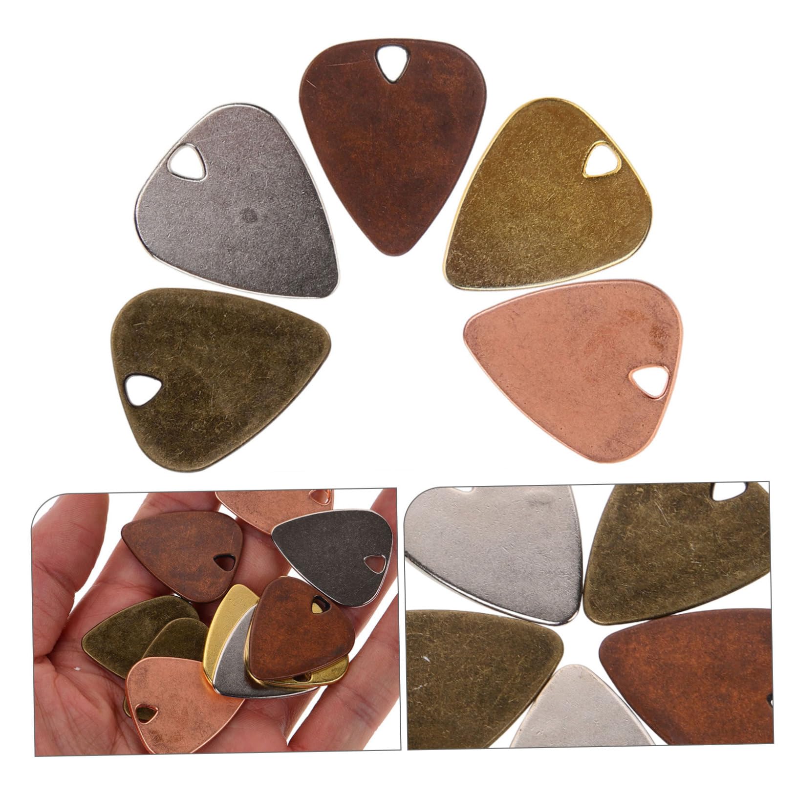 PACKOVE 30 Uds Púas De Guitarra Púas De Pulgar Púas De Ukelele Púas De Bajo Accesorios De Guitarra Púas De Dedo De Guitarra