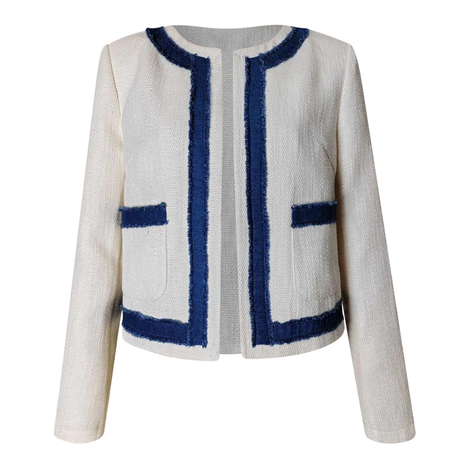 Chaqueta informal ligera corta con estilo, top corto, abrigo, versátil, de otoño, ropa exterior, capa, mujer, moda
