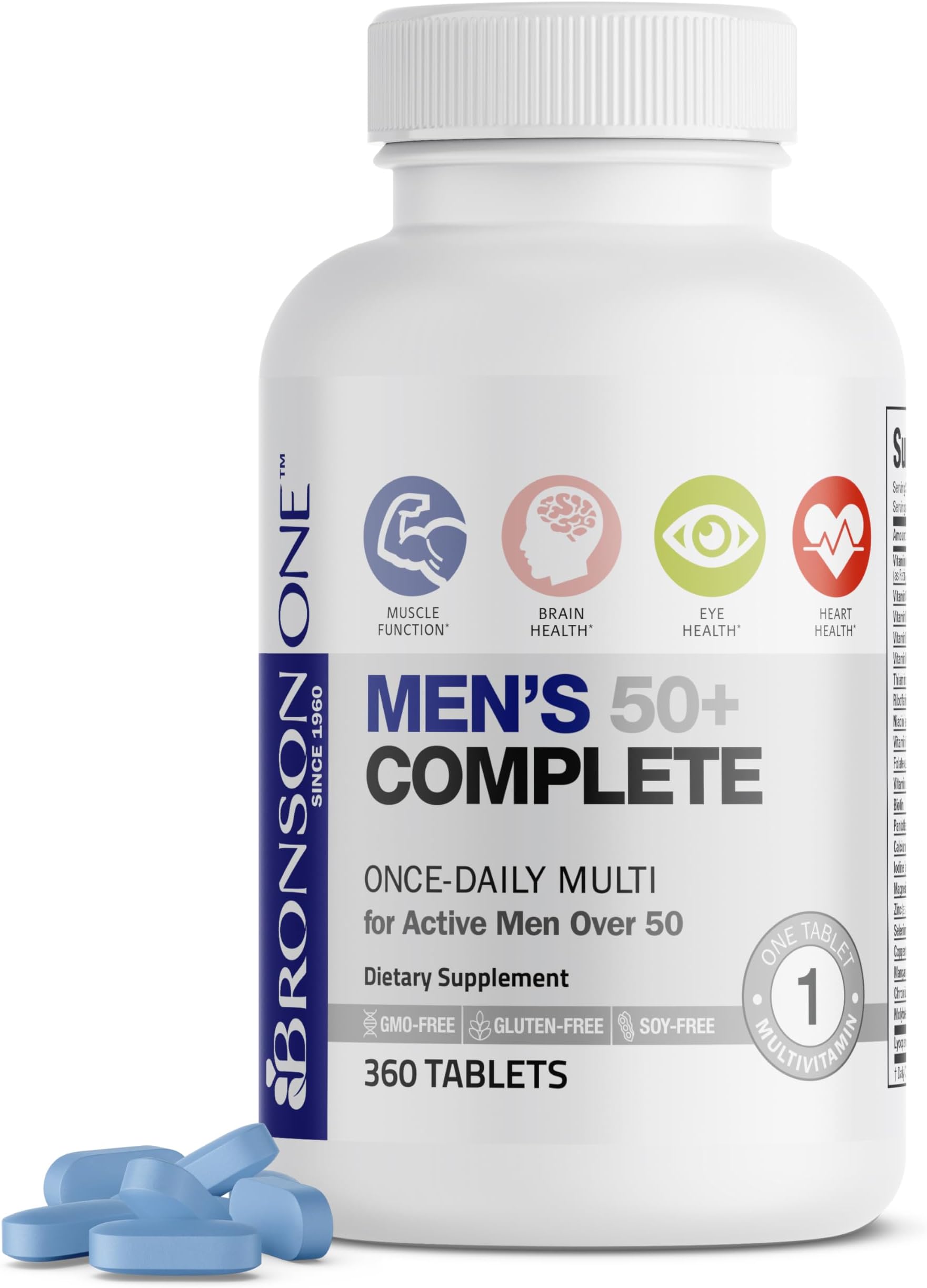 ONE Daily Mens 50+ Complete Multivitamin Multimineral, 360 Tablets