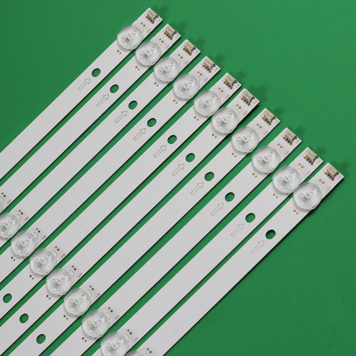 Lot de 10 Bandes LED CELED58419B7 E58DM1200, compatibles Fit for Les systèmes TD K58DLJ10US TVLED584K01 D58-M30 JS-D-JP58DM-051EC (81225) E58DM1000