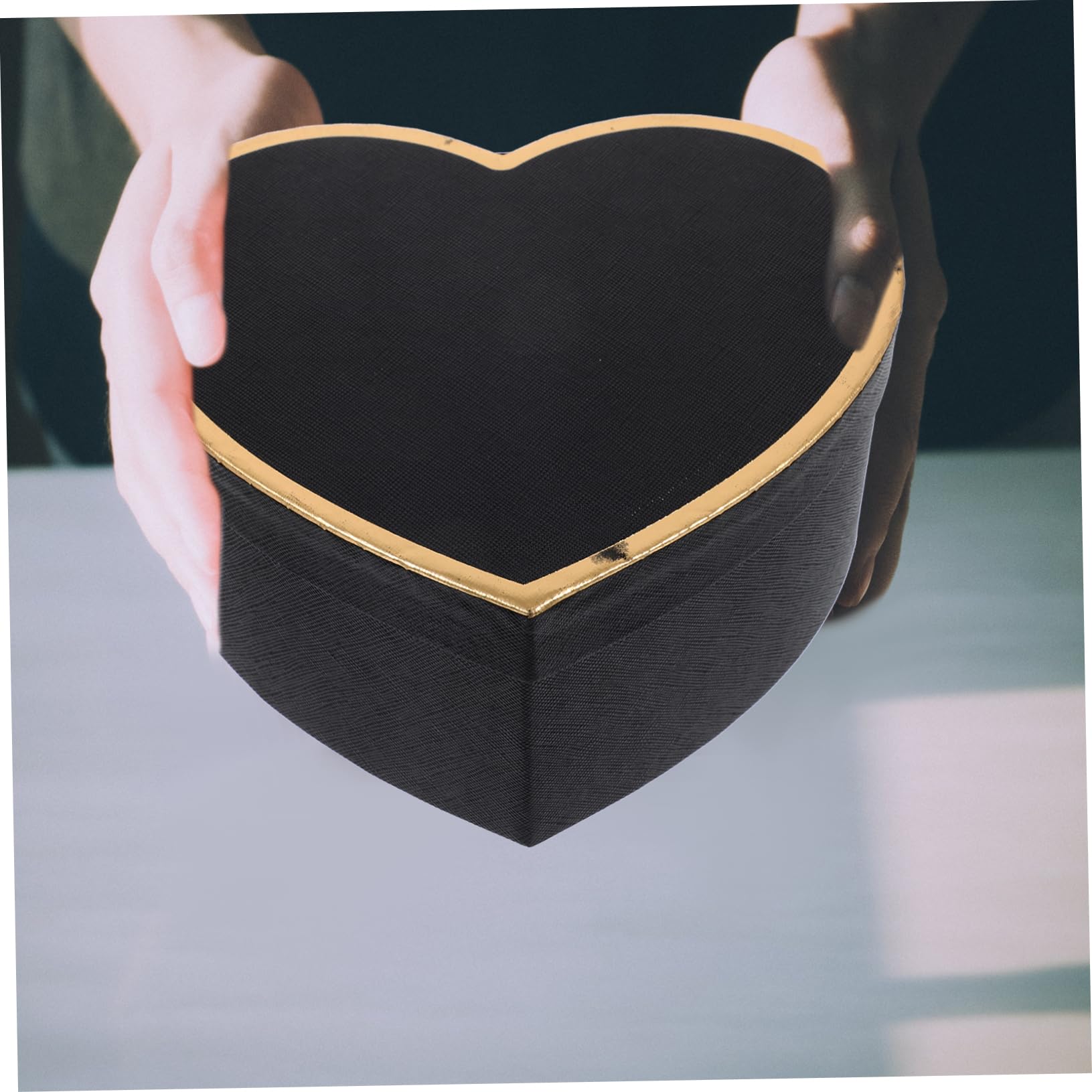 VALICLUD 9stücke Herzförmige Geschenkboxen Verpackung Für Valentinstag Hochzeiten Und Besondere Anlässe Für Süßigkeiten Schmuck Und Kleine Schwarz
