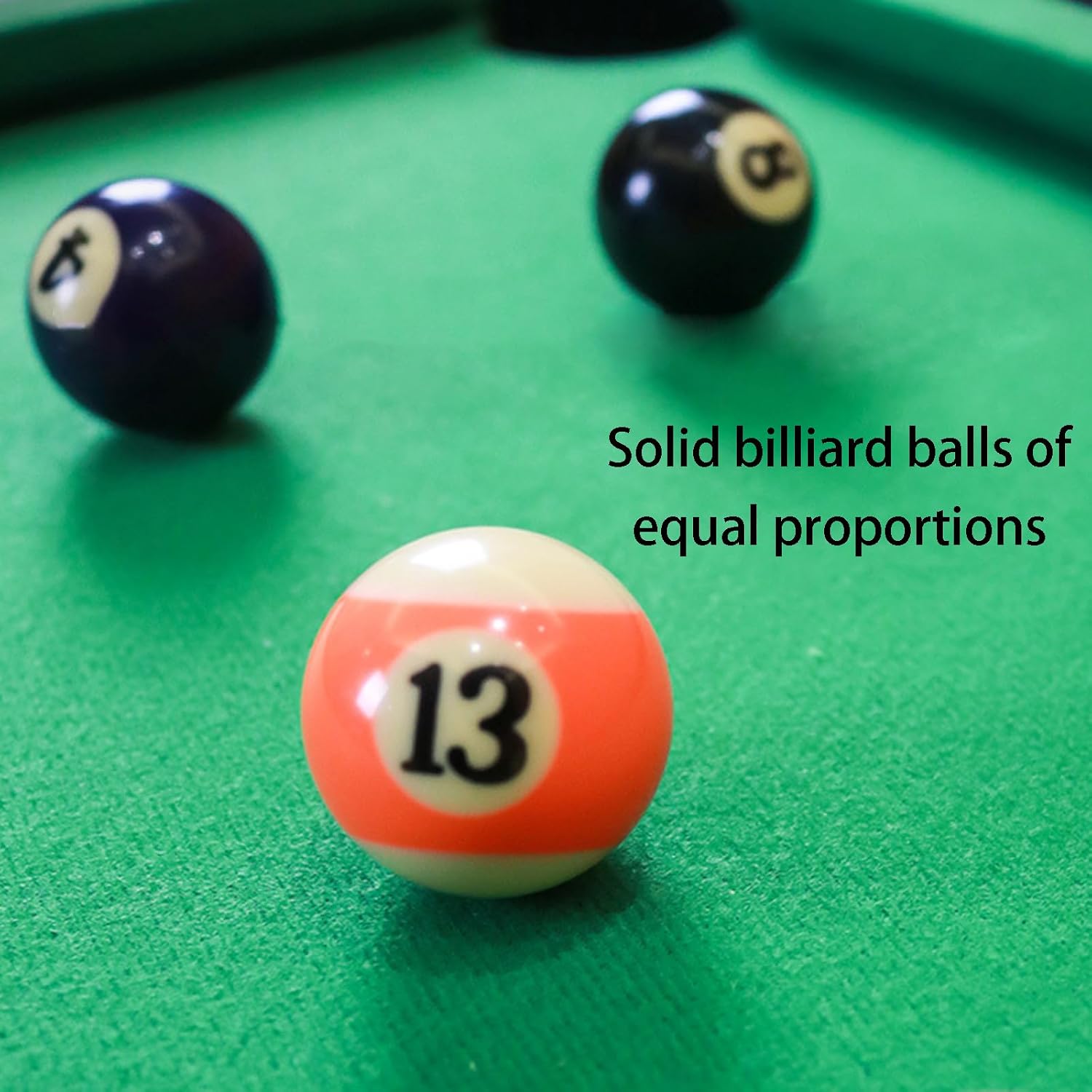 Outdoor Pool Table Foldable Pool Table with 16 Balls 2 Cue Sticks 1 Chalks and Brush Billiards Table for Kids Family Party