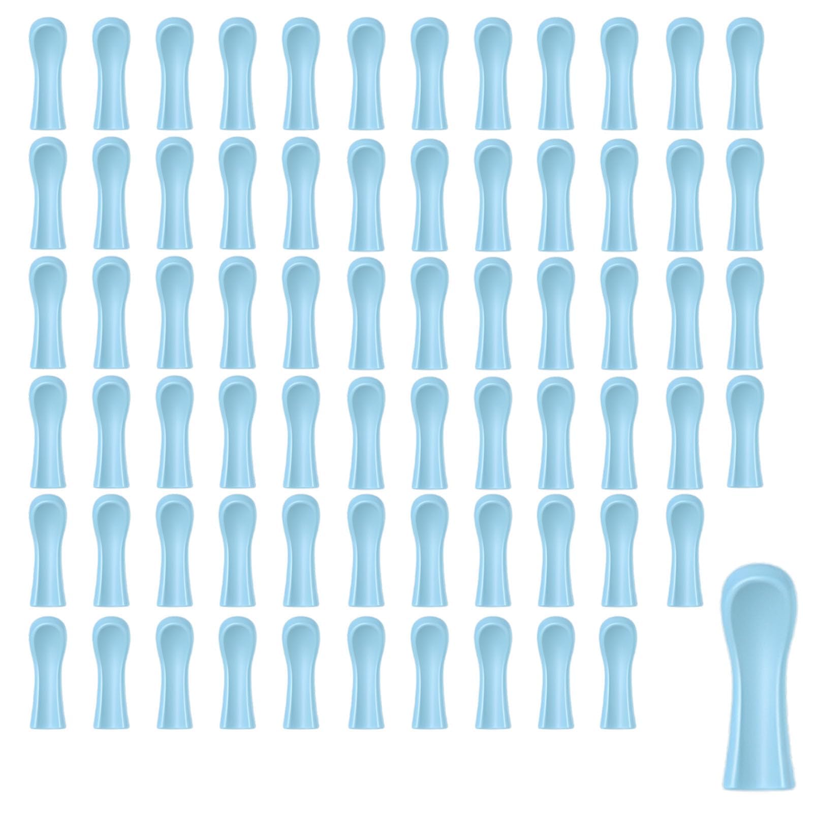 70Pcs Silicone Ear Wax Cleaner Ear Wax Removal Tool for Kids Universal Soft Ears Scoop Accessory Visual Replacement Tips Disposable Ears Care Refill Heads for Household Cleaning Use-image-30