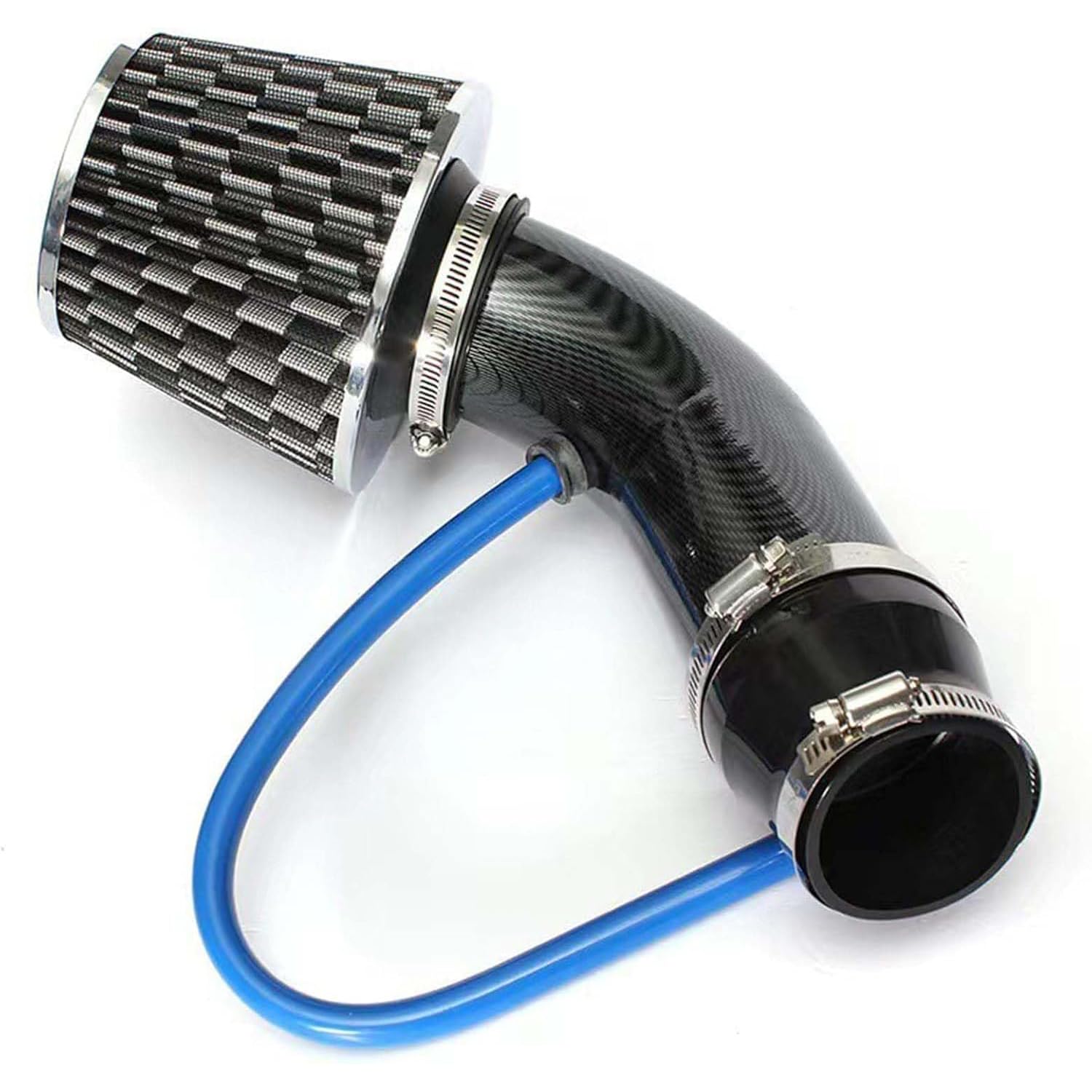 KMNBHTS Cold Air Intake Kit, for VW Tiguan High Flow Car Air Filter Induction Kit Optimises Throttle Response Washable Reusable,B