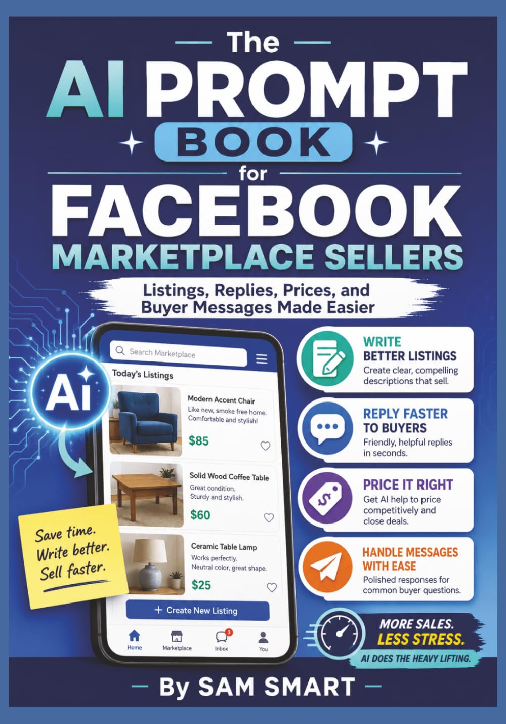 The AI Prompt Book for Facebook Marketplace Sellers: Listings, Replies, Prices, and Buyer Messages Made Easier