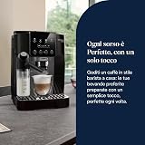De’Longhi Magnifica Start - Perfetto Machine à Café Automatique avec LatteCrema Mousseur à Lait Automatique, 4 Boissons Enregistrées, Commandes Soft Touch, Noir et Gris (ECAM222.60.BG) - 2