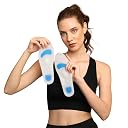 JYNX Comfort Silicone Gel Insole for Shoes | Arch Support Cushioning Insoles for Men, Women | Pain Relief, Soft Bouncy Feel, Safety Walking Running, Sports, Formal -1 Pair (L (UK Size 8-9.5)) gallery image