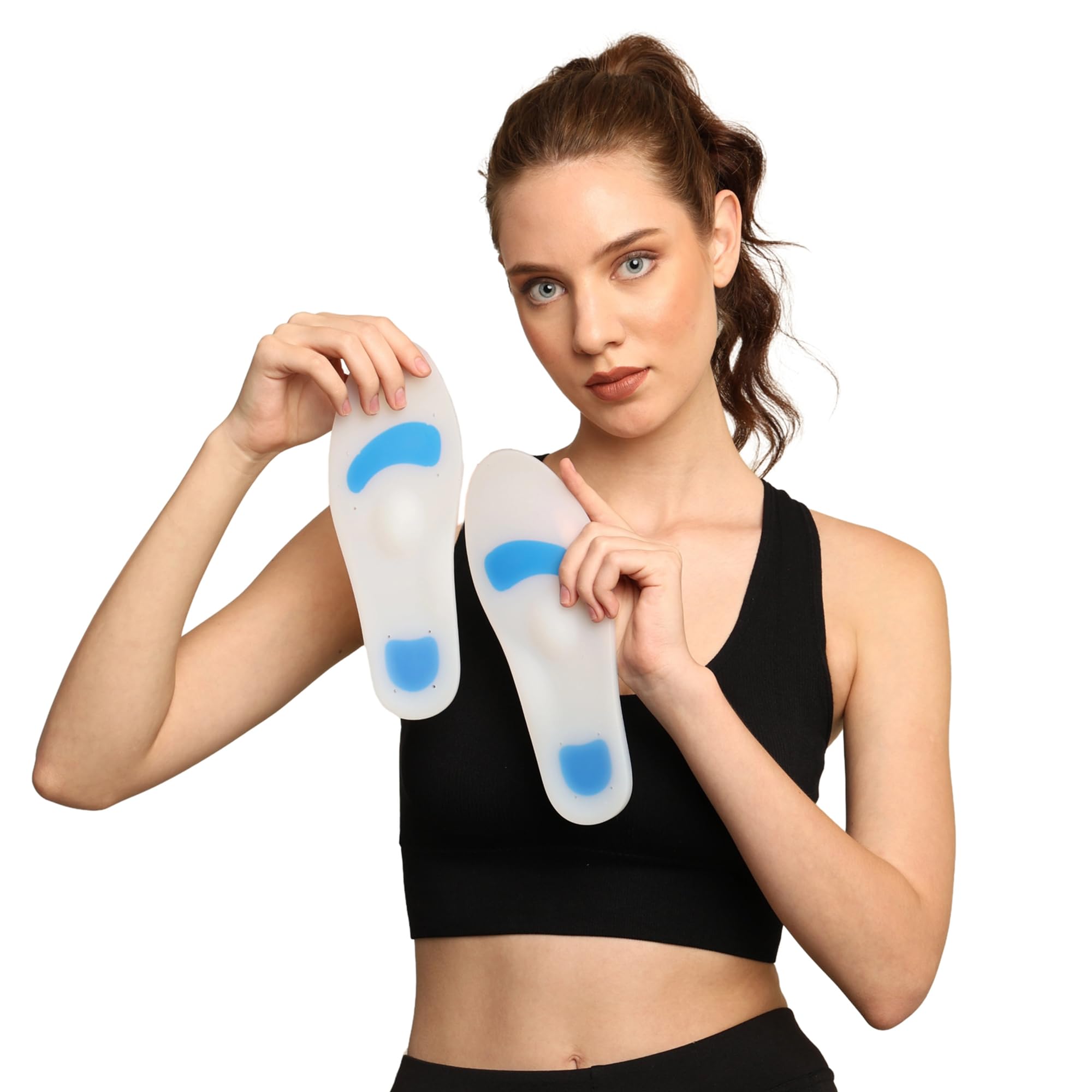 JYNX Comfort Silicone Gel Insoles for Shoes, Men, Women - Arch Support Cushioning, Pain Relief, Soft Bouncy Feel, Safety Walking Running, Sports, Formal - 1 Pair (S (UK Size 4-5.5)) (B0C1CDHF8N) Amazon Price History, Amazon Price Tracker
