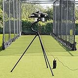 FORZA V90 Twin Wheel Cricket Bowling Machine | Dual Wheel Design - Up to 90mph for Indoor and Outdoor Use (Without Balls, Mains & Battery Cable (No Battery), Without Automatic Feeder)