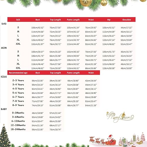 Miniatura 2 de Pijamas de Navidad a juego para la familia, pijamas clásicos de Navidad a cuadros rojos, divertidos pijamas lindos conjuntos de ropa de dormir