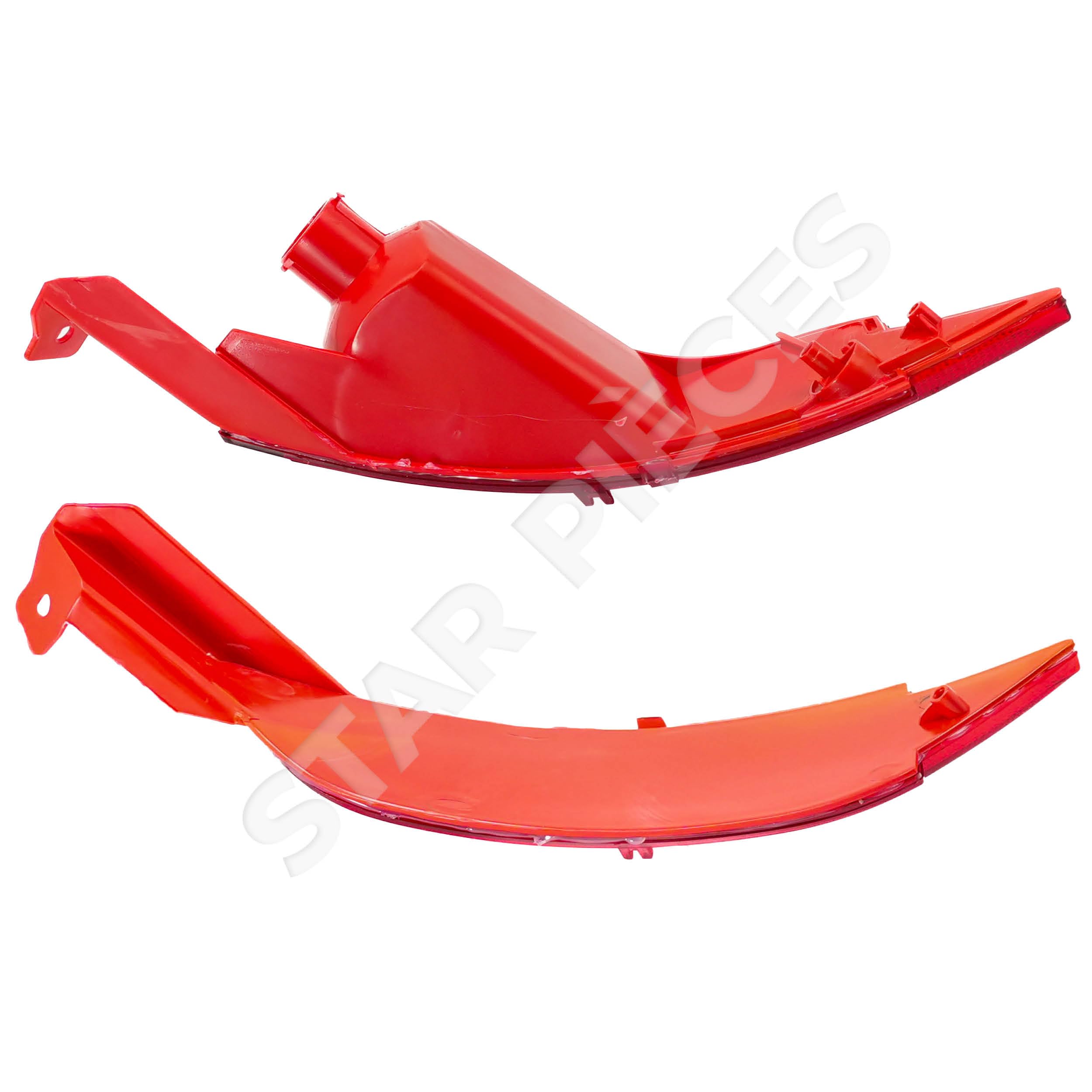 2 catarifrangenti posteriori compatibili per Fiesta 6 e C-Max 2 (2008-2019) CATADIOTTRO POSTERIORE Paraurti posteriore. 8A61-15K273-AD, 8A61-17A849-AB