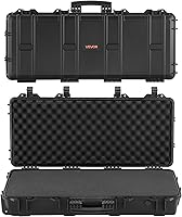 Vista 21 de VEVOR Rifle Case, Rifle Hard Case with 4 Layers Fully-protective Foams, Lockable Hard Gun Case with Wheels, IP67 Waterproof & Crushproof, for Rifles