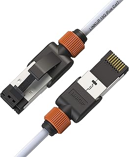 LINKUP [Versiv認証] LAN ケーブル Cat7-0.9M (6本セット) 10ギガビット RJ45 コネクタ S/FTP 二重 シールド | イーサネット PS4 ルーター モデム インターネット | カテゴリー7 ネットワークケーブル | 超高速cable (将来の40G対応) | 30AWG ホワイト
