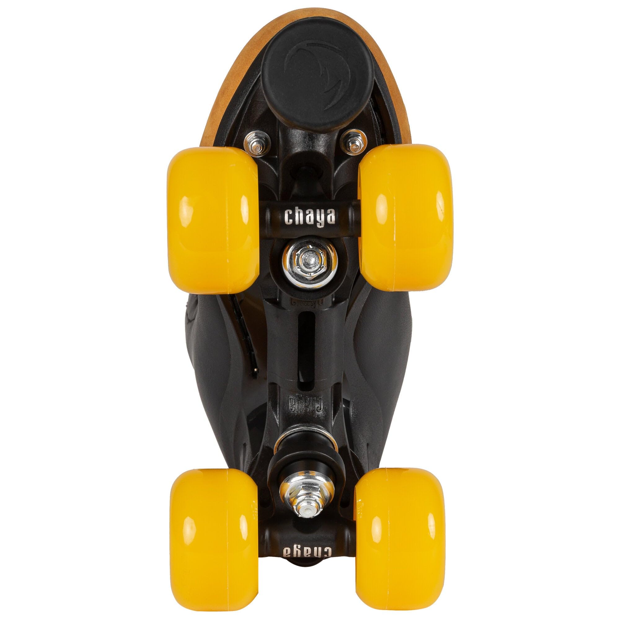 Chaya Rollschuhe Chaya Rental - Roller Skates für Damen und Herren im Retro-Look für Roller-Disco - Roll-Schuhe in Schwarz