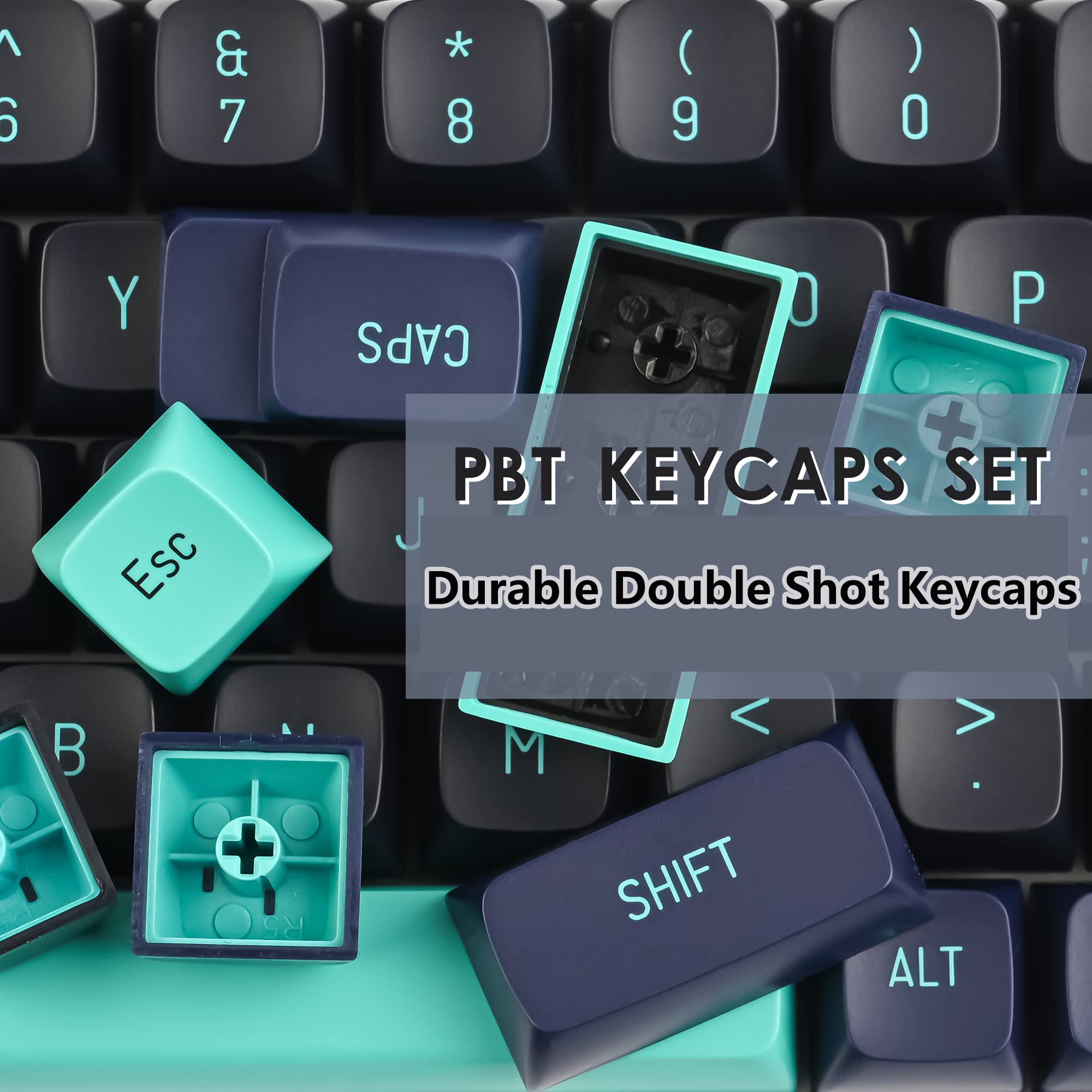 Set Keycaps PBT 160 Tasti Profilo CSA - Compatibile Con Tastiere Meccaniche Cherry MX, Gateron - Foto 8