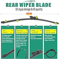 Vista 348 de 26" 20" 16" Windshield Wiper Blades Replacement for Dodge Grand Caravan 2008-2020 / Chrysler Town & Country 2008-2016 Premium All Weather Front Rear