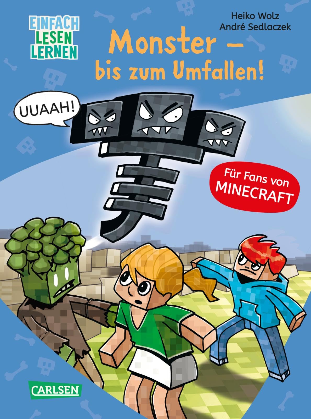 Lesenlernen mit Spaß - Minecraft 2: Monster - bis zum Umfallen!: Für Fans von Minecraft | Erstlese-Abenteuer