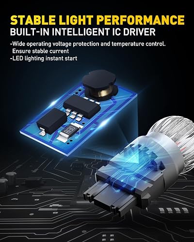 Miniatura 62 de AUXITO 912 921 luz LED de marcha atrás de 1000 lumen de alta potencia 2835 15-SMD, muy brillante y libre de error T15 906 W16W, 6000 K, luz blanca