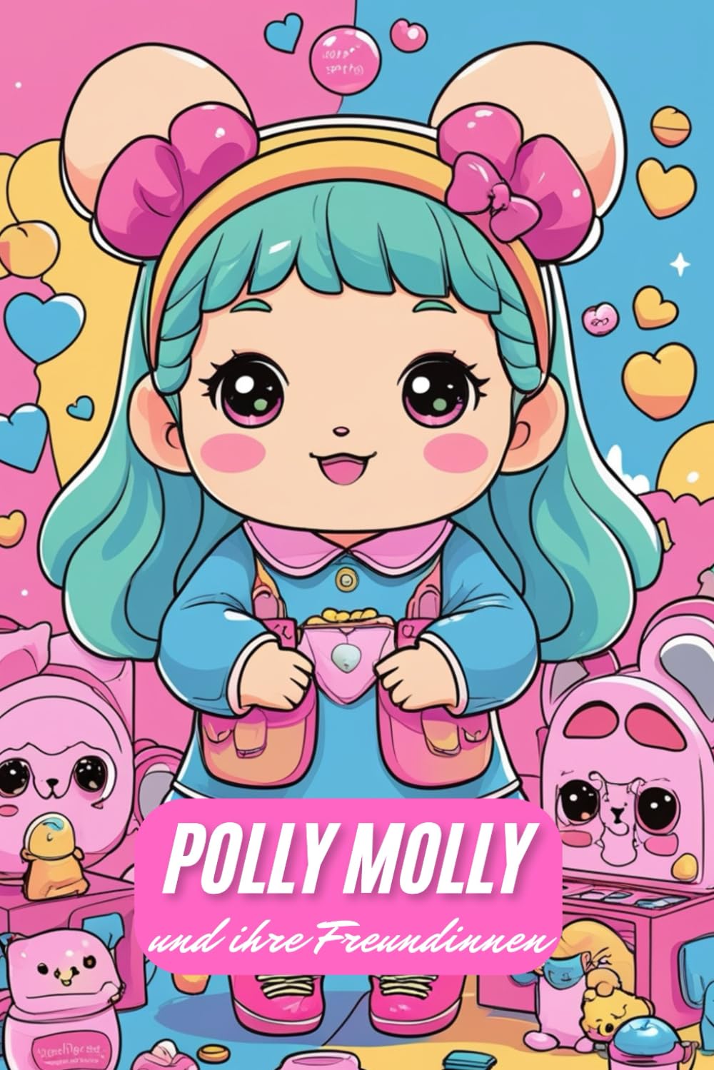 Polly Molly und ihre Freundinnen – Puppen-Malbuch für Kinder ab 6 | 85 liebevolle Ausmalbilder von Spielpuppen | 173 Seiten | Jede zweite Seite leer | ... Mädchen: Mode, Accessoires & kreative Outfits