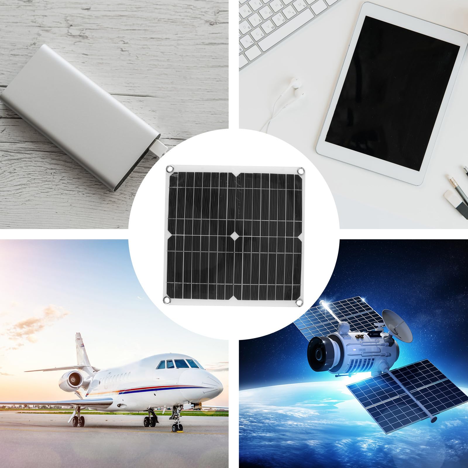 Pannello Solare 200w in Silicio Monocristallino Leggero | Campeggio e Viaggio, Resistente All'acqua, Rendimento 98%, Struttura ad Alta Resa