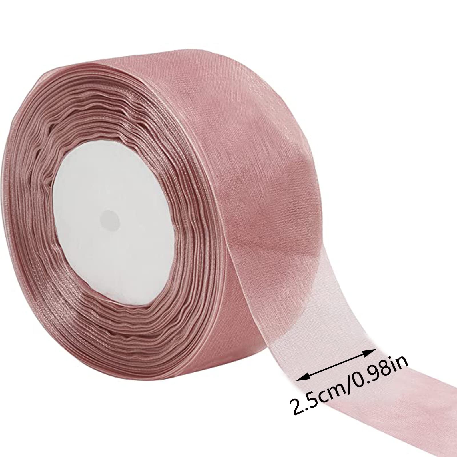 Lint en draad en koord :: Thema lint :: Bolletjes lint :: Organza lint 25 mm creme met sterretjes